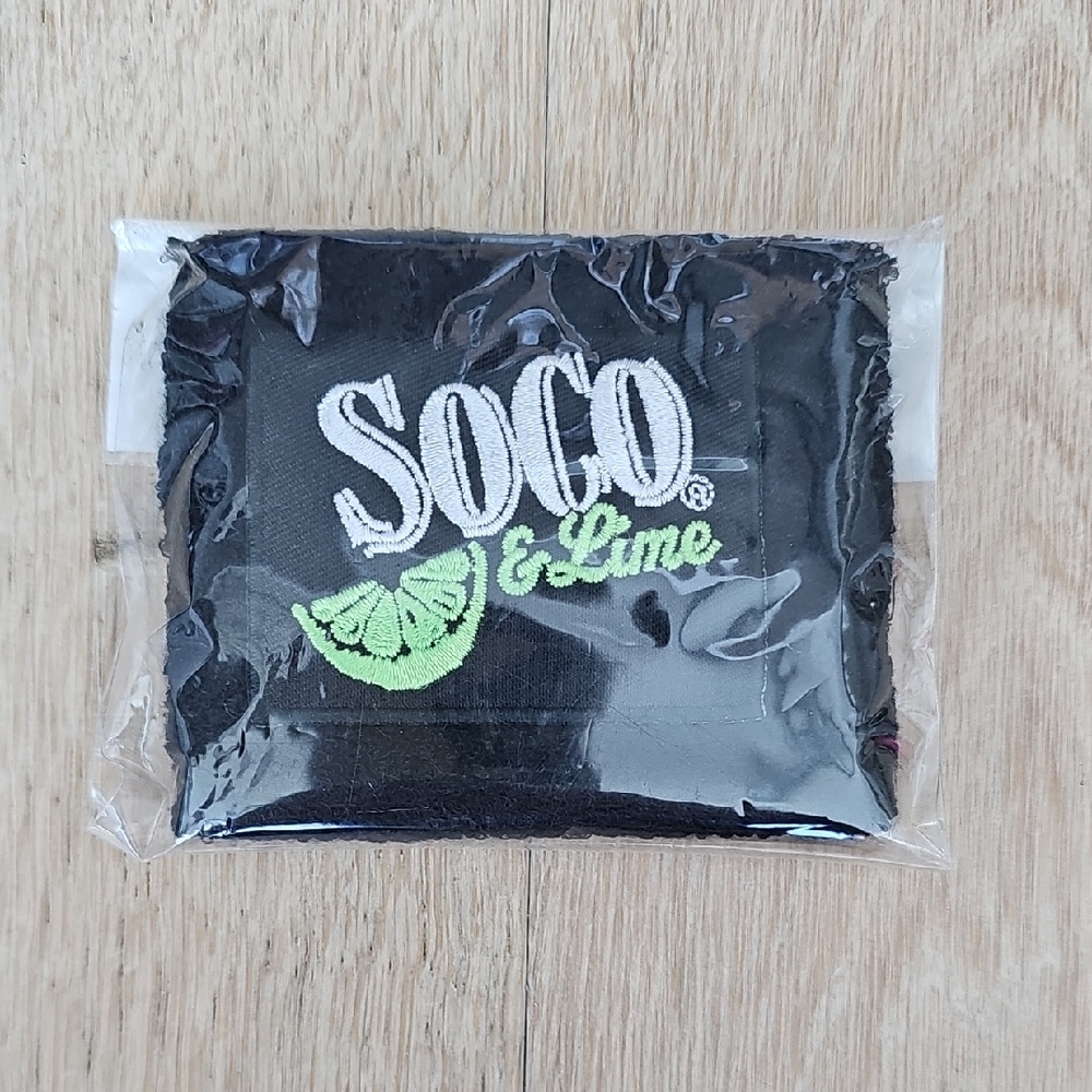 NWOT SOCO & Lime Embroidered Sweatband